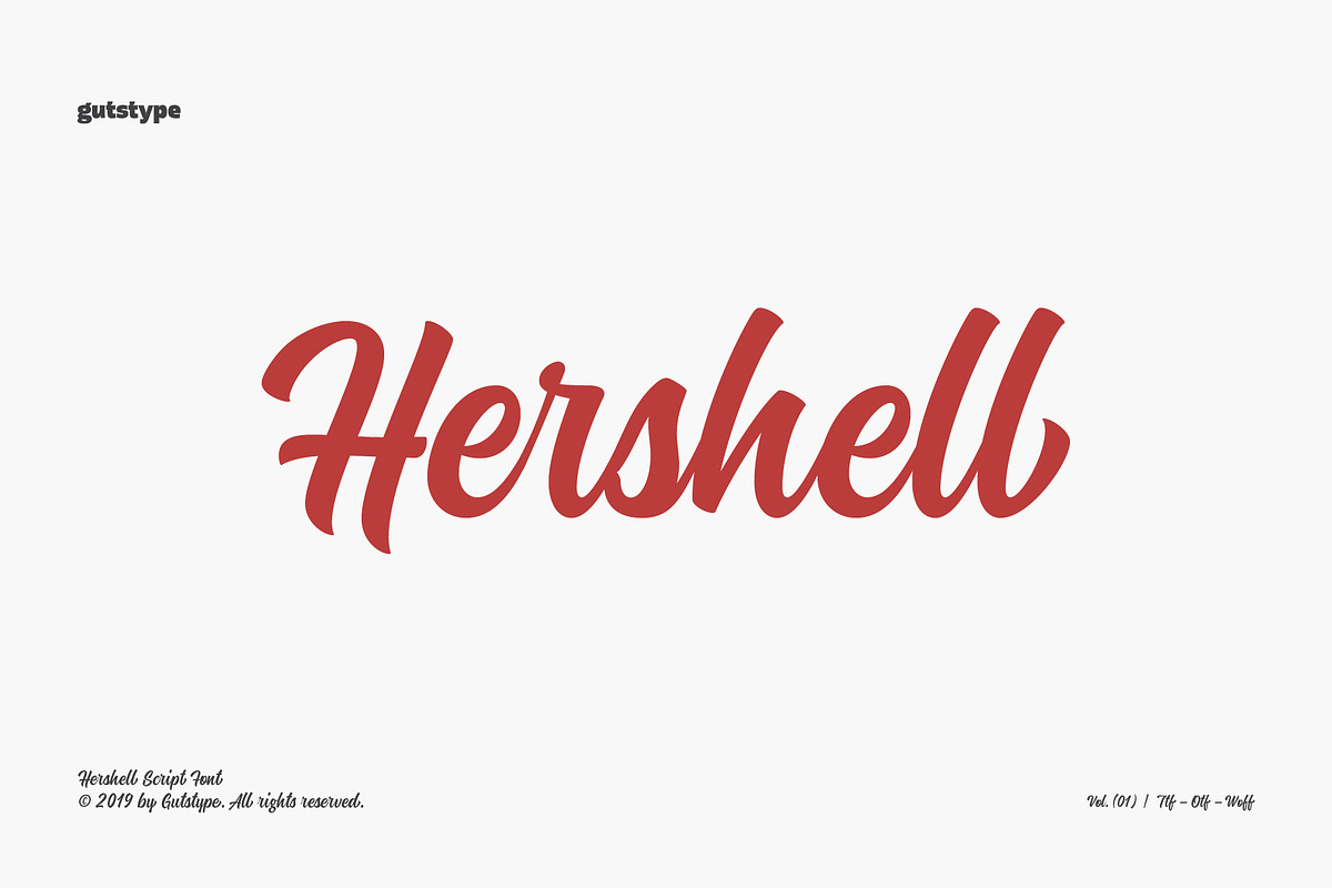 Hershell Script in Script Fonts - product preview 8