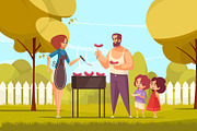 Barbecue family composition