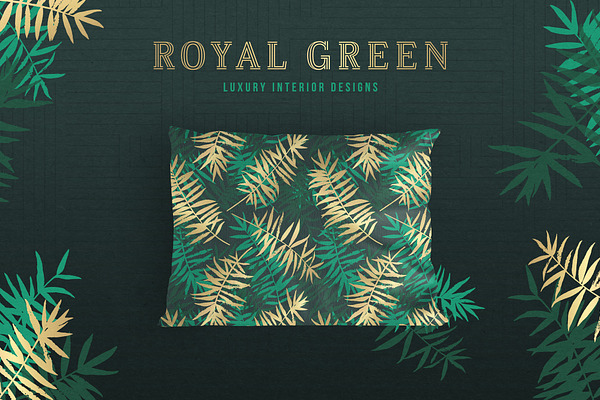 Royal Green Patterns Collection