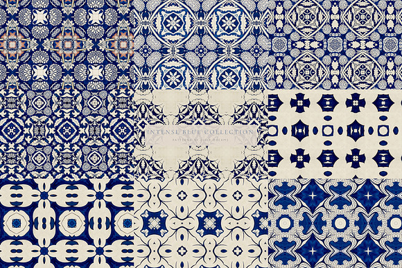 Intense Blue 99 Seamless Patterns in Patterns - product preview 5
