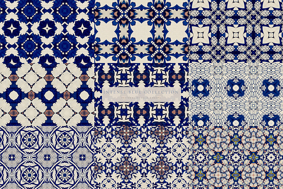 Intense Blue 99 Seamless Patterns in Patterns - product preview 6