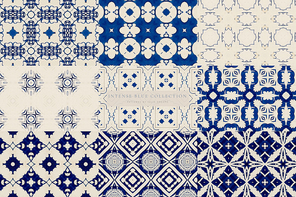 Intense Blue 99 Seamless Patterns in Patterns - product preview 7