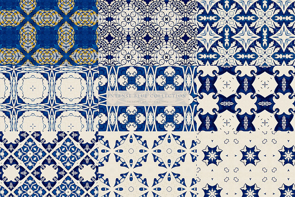 Intense Blue 99 Seamless Patterns in Patterns - product preview 9