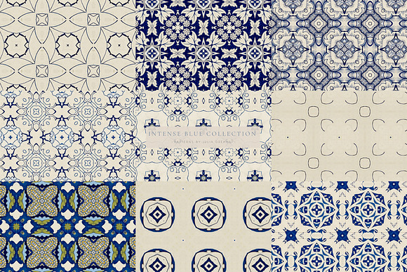 Intense Blue 99 Seamless Patterns in Patterns - product preview 10