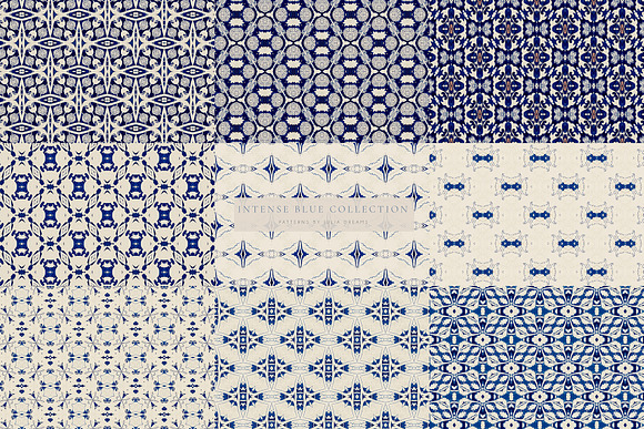 Intense Blue 99 Seamless Patterns in Patterns - product preview 12