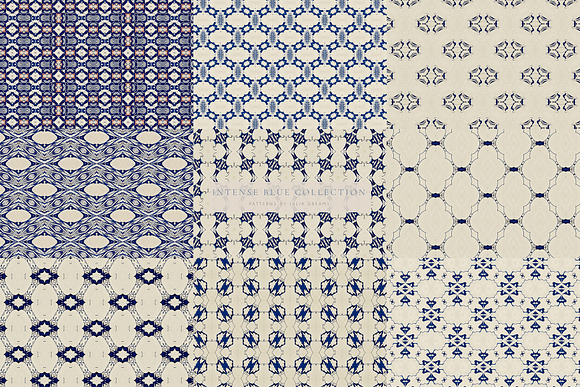 Intense Blue 99 Seamless Patterns in Patterns - product preview 13