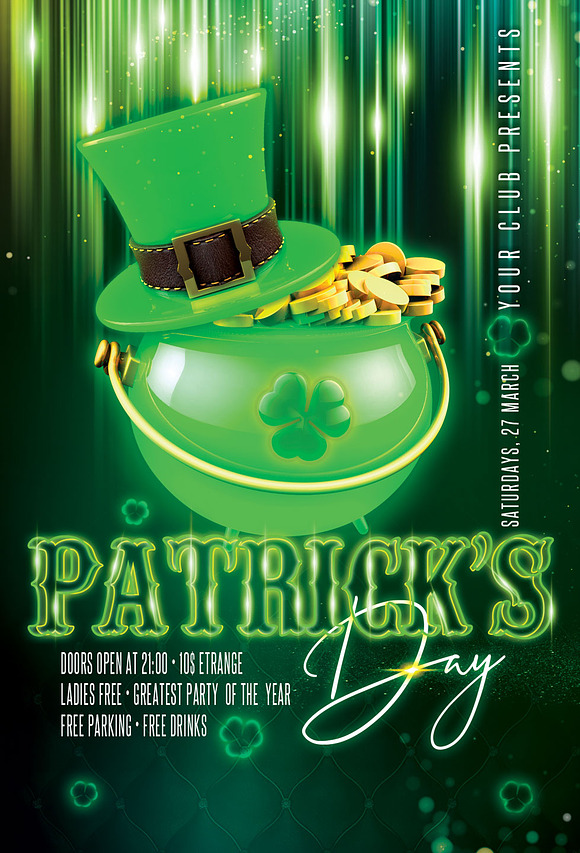 St. Patrick's Day Flyer in Flyer Templates - product preview 3