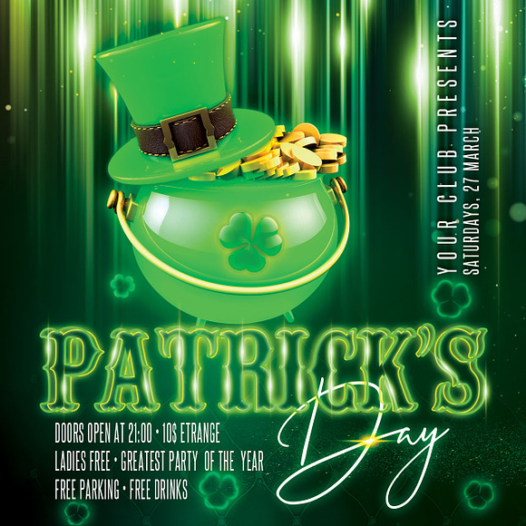 St. Patrick's Day Flyer in Flyer Templates - product preview 4