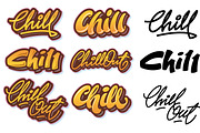 Chill & Chill out letterings