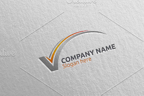 Letter V Logo Design 51 in Logo Templates - product preview 3