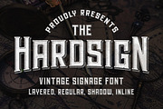 Hardsign - Layered Font