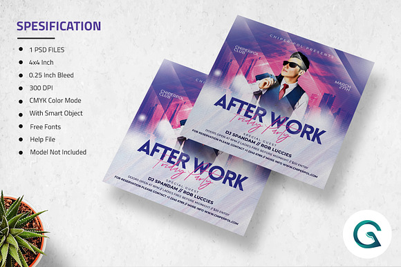 Night Club Party Flyer in Flyer Templates - product preview 1