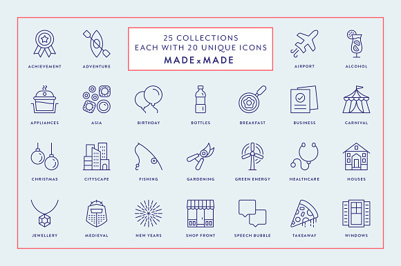 Line Icons – Mega Bundle Vol 1 in Japanese Icons - product preview 1