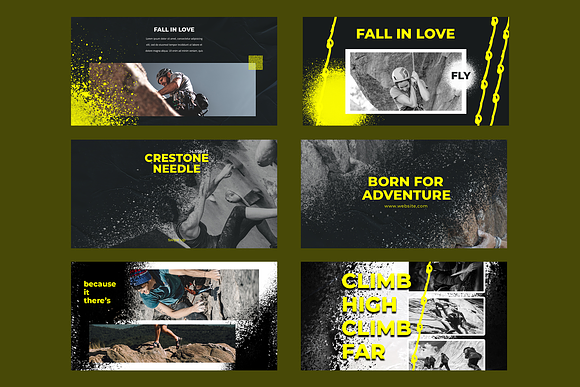Rock Climb Facebook Ad Banners in Facebook Templates - product preview 1