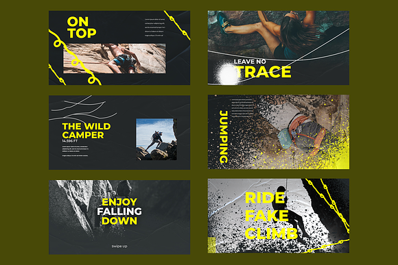 Rock Climb Facebook Ad Banners in Facebook Templates - product preview 3