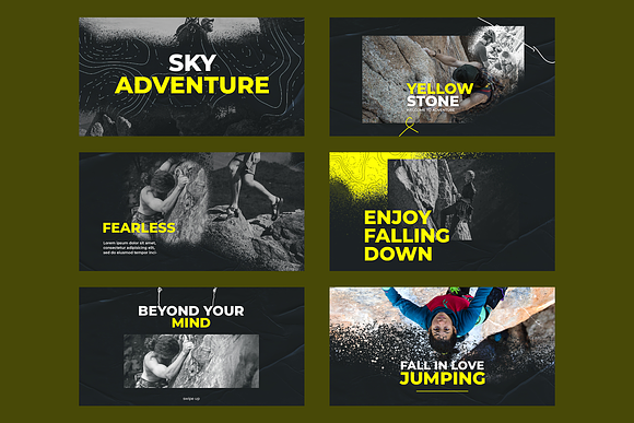 Rock Climb Facebook Ad Banners in Facebook Templates - product preview 4
