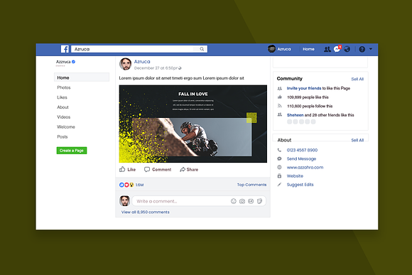 Rock Climb Facebook Ad Banners in Facebook Templates - product preview 6