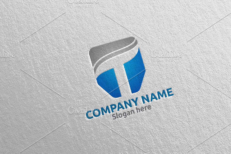 Letter T Logo Design 64 in Logo Templates - product preview 8