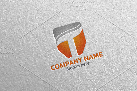 Letter T Logo Design 64 in Logo Templates - product preview 3