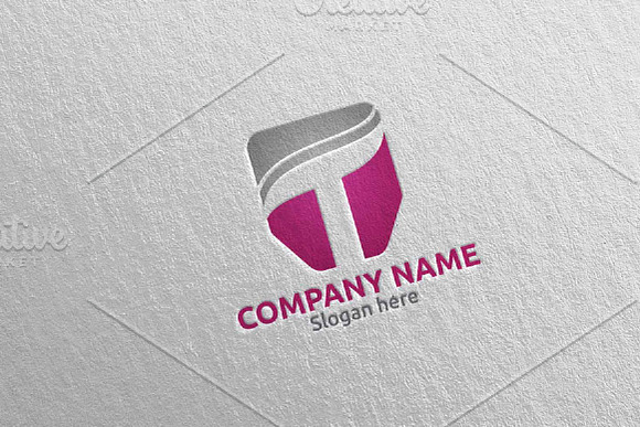 Letter T Logo Design 64 in Logo Templates - product preview 4