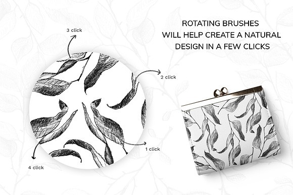 Botanical Brushes for Photoshop in Add-Ons - product preview 2