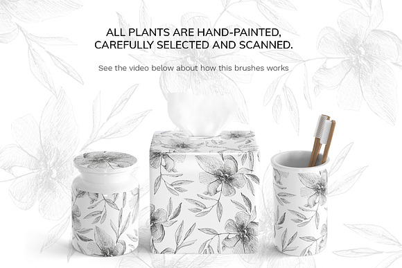 Botanical Brushes for Photoshop in Add-Ons - product preview 4