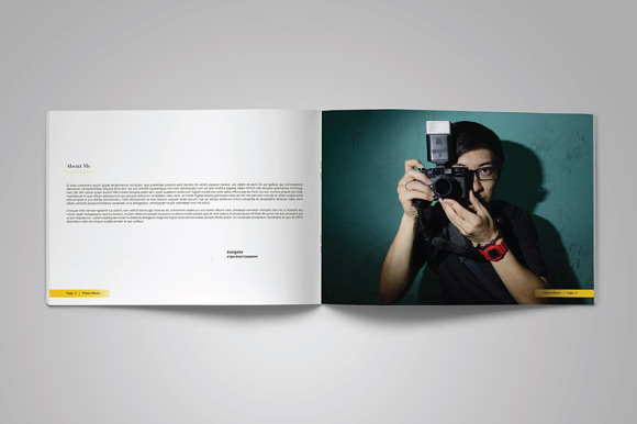 Portfolio Photo Album in Brochure Templates - product preview 1