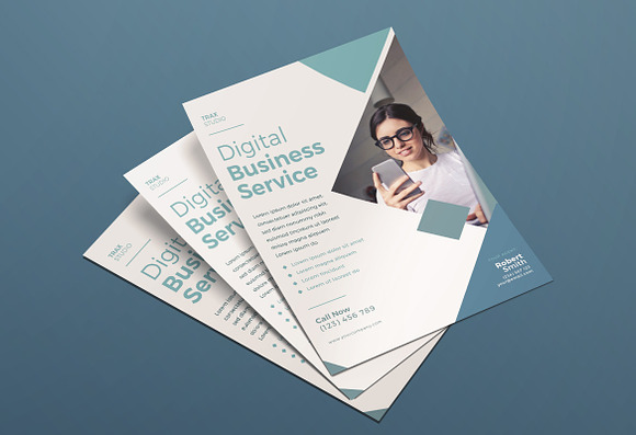 Corporate Service Flyer in Flyer Templates - product preview 3
