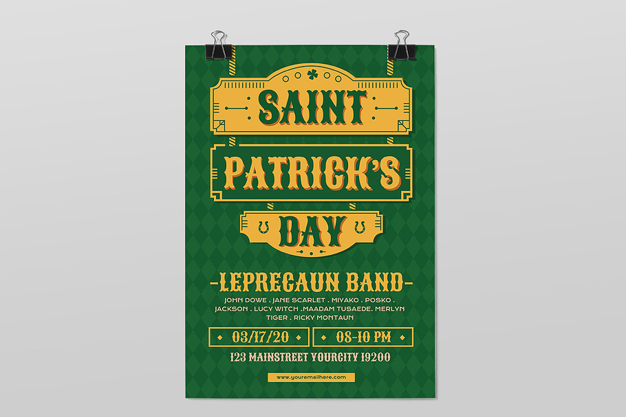 St.Patrick Flyer in Flyer Templates - product preview 8