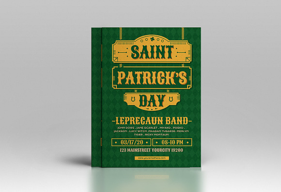 St.Patrick Flyer in Flyer Templates - product preview 2