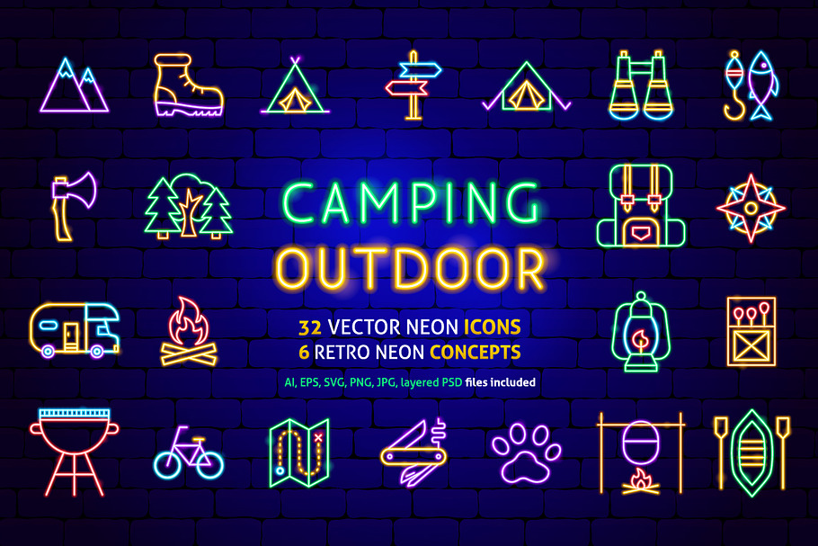 Camping Neon