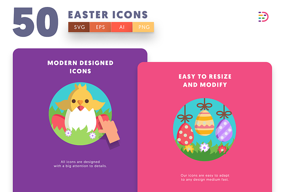 Easter Icons in Icons - product preview 2
