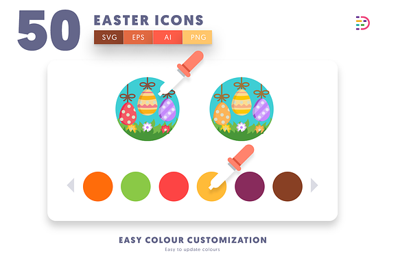 Easter Icons in Icons - product preview 3