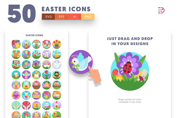 Easter Icons in Icons - product preview 6