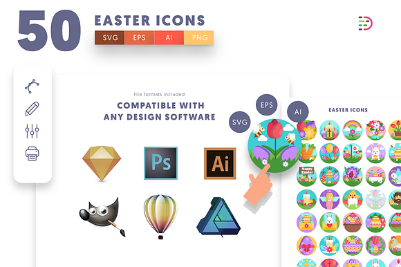 Easter Icons in Icons - product preview 8
