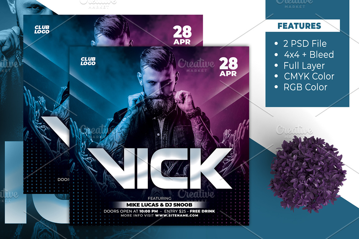 DJ Concert Flyer in Flyer Templates - product preview 8