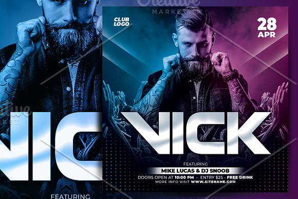 DJ Concert Flyer in Flyer Templates - product preview 1