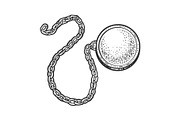 Old fashioned Monocle engraving