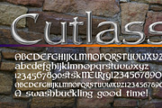 Peace tree & a sharp font: Cutlass