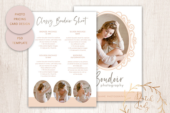 PSD Photo Price Card Template #21 in Card Templates - product preview 1