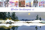 7 digital winter landscapes