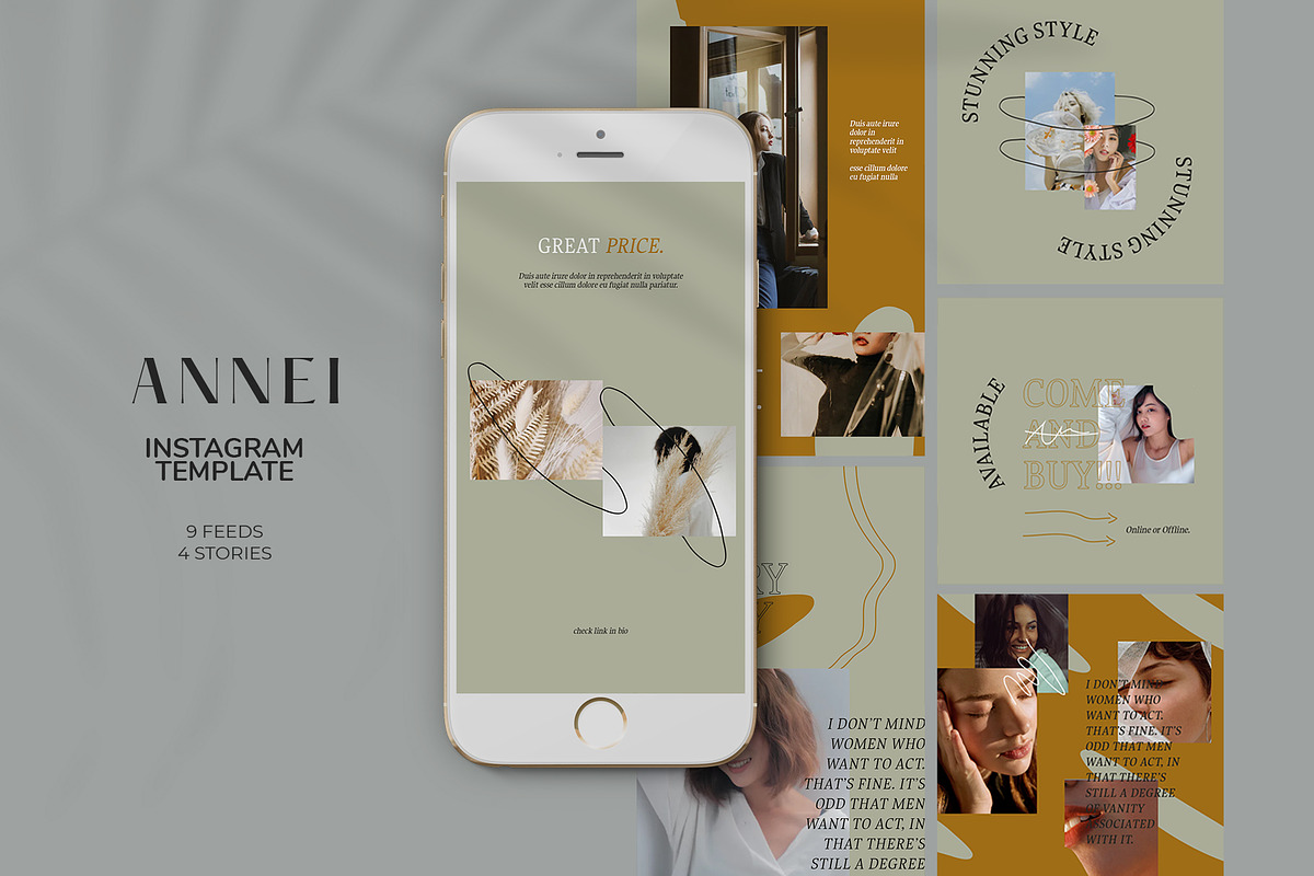 Annei Instagram Templates in Instagram Templates - product preview 8