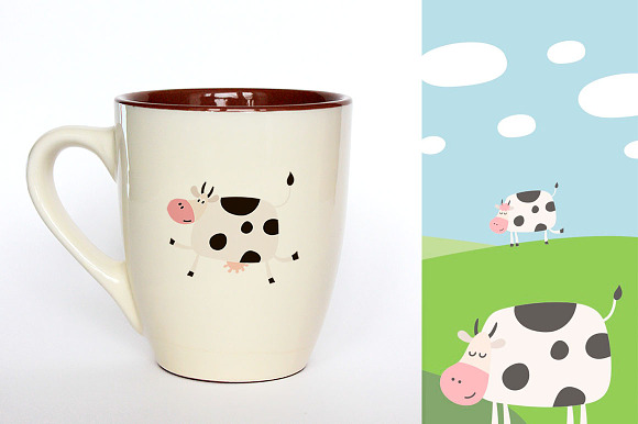 Happy farm vector set in Illustrations - product preview 2
