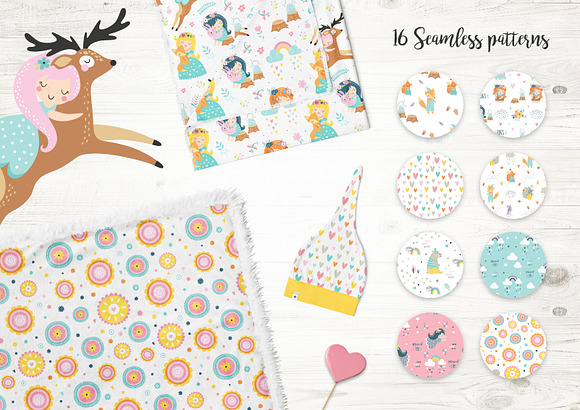Woodland fairy set in Graphics - product preview 7