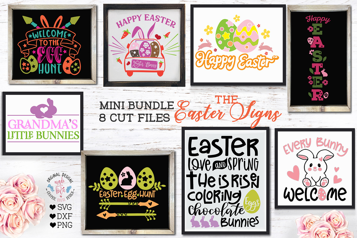 Easter Signs Mini Bundle in Illustrations - product preview 8