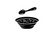 Soup glyph icon