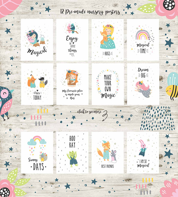 Woodland fairy set in Graphics - product preview 8