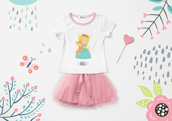 Woodland fairy set in Graphics - product preview 9