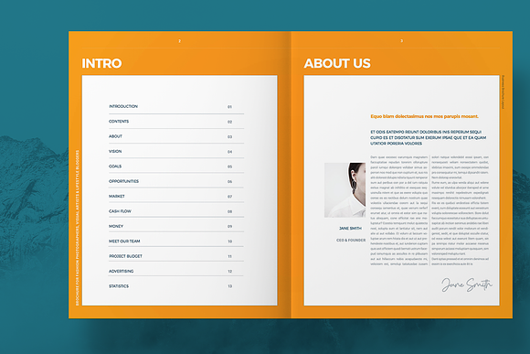 Business Proposal Layout in Brochure Templates - product preview 1