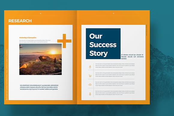 Business Proposal Layout in Brochure Templates - product preview 6